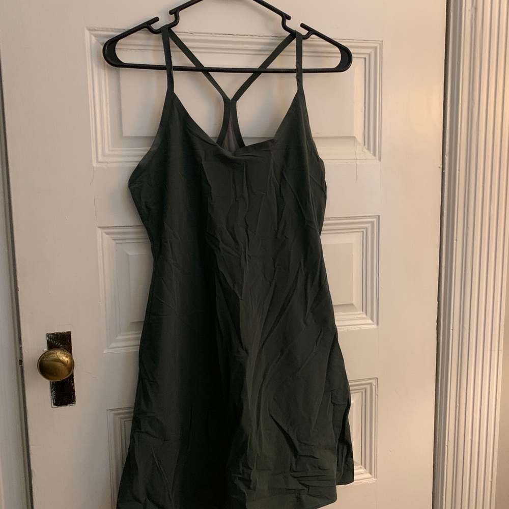 Green OV Exercise Dress